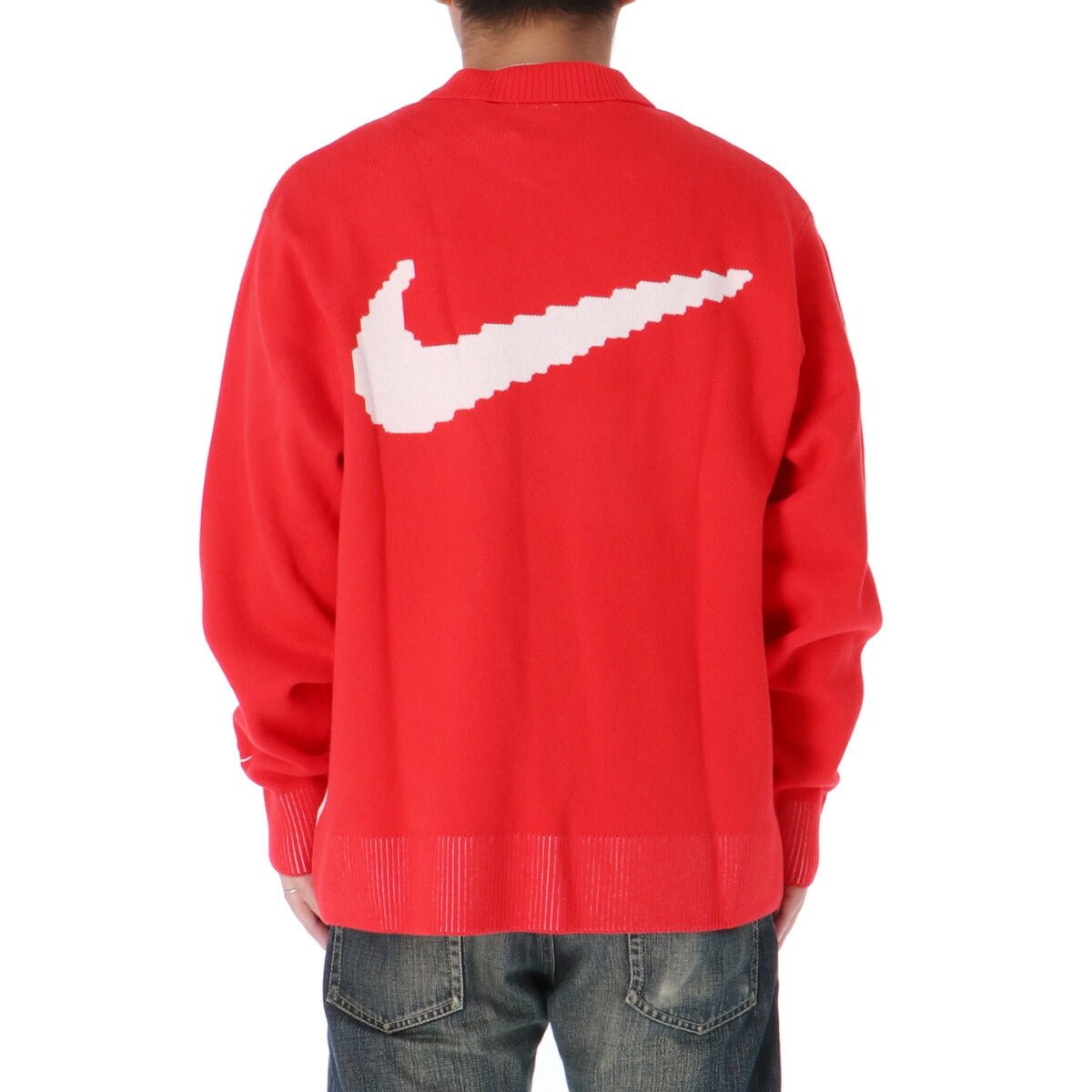 ナイキ クラブ セーター メンズ ブランド NIKE ラグビー ビッグロゴ ニット ゆったり えり付 HV1437 657 あす楽 赤 レッド 新作 大きいサイズ 有 スポーツウェア トレーニングウェア スポーツ おしゃれ - 【公式】限定ジャージのタケスポ（Limited jersey takespo）