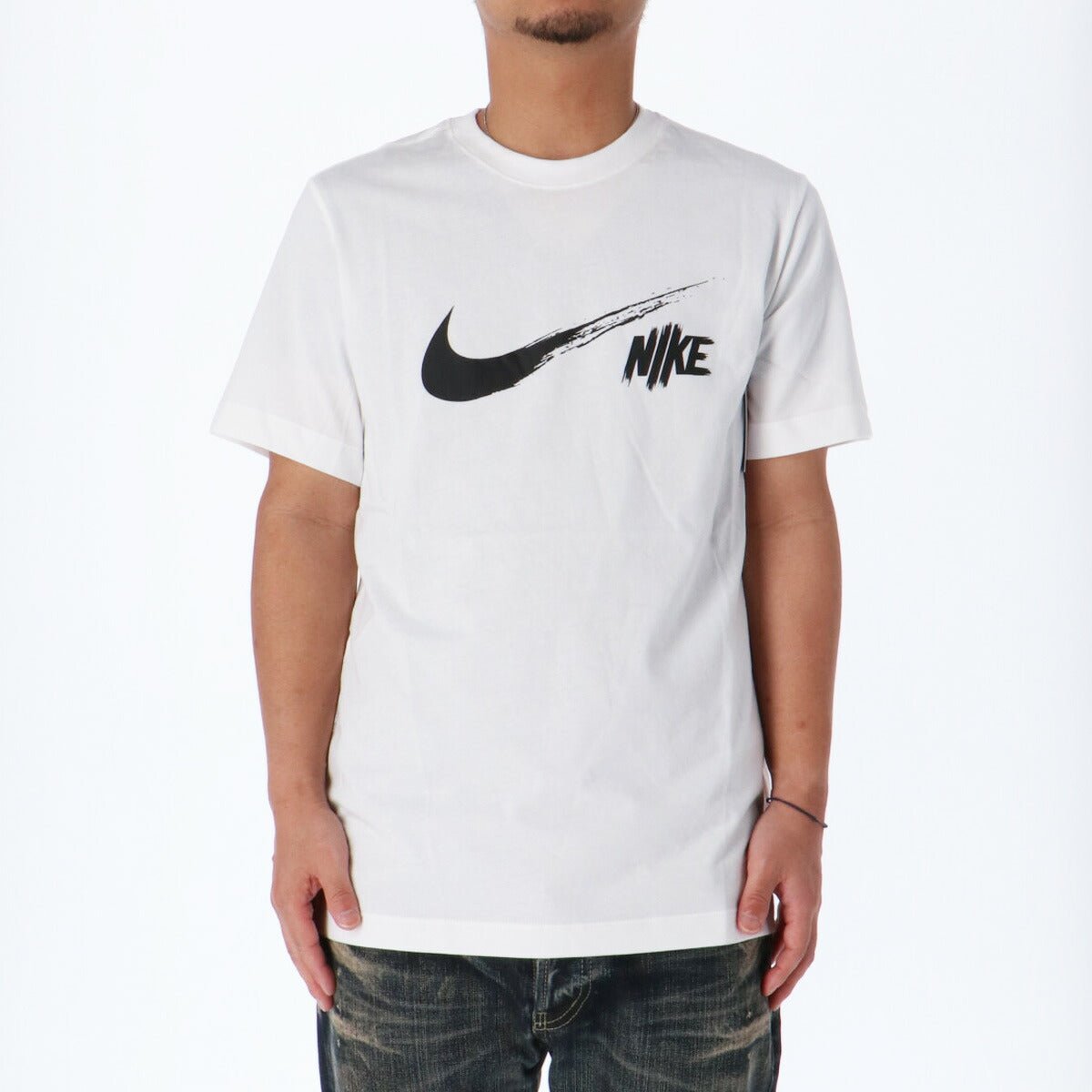 ナイキ 半袖 吸汗 速乾 Tシャツ メンズ ブランド NIKE スウッシュ HV4130 100 白 ホワイト 新作 大きいサイズ 有 スポーツウェア トレーニングウェア スポーツ おしゃれ - 【公式】限定ジャージのタケスポ（Limited jersey takespo）