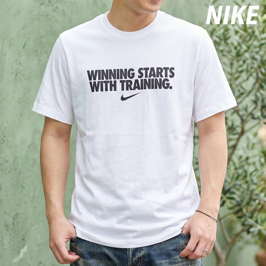 ナイキ 半袖 吸汗 速乾 吸水 Dri-FIT Tシャツ メンズ ブランド ドライ スポーツ NIKE 綿混 HV4188 100 白 ホワイト 大きいサイズ 有 スポーツウェア トレーニングウェア