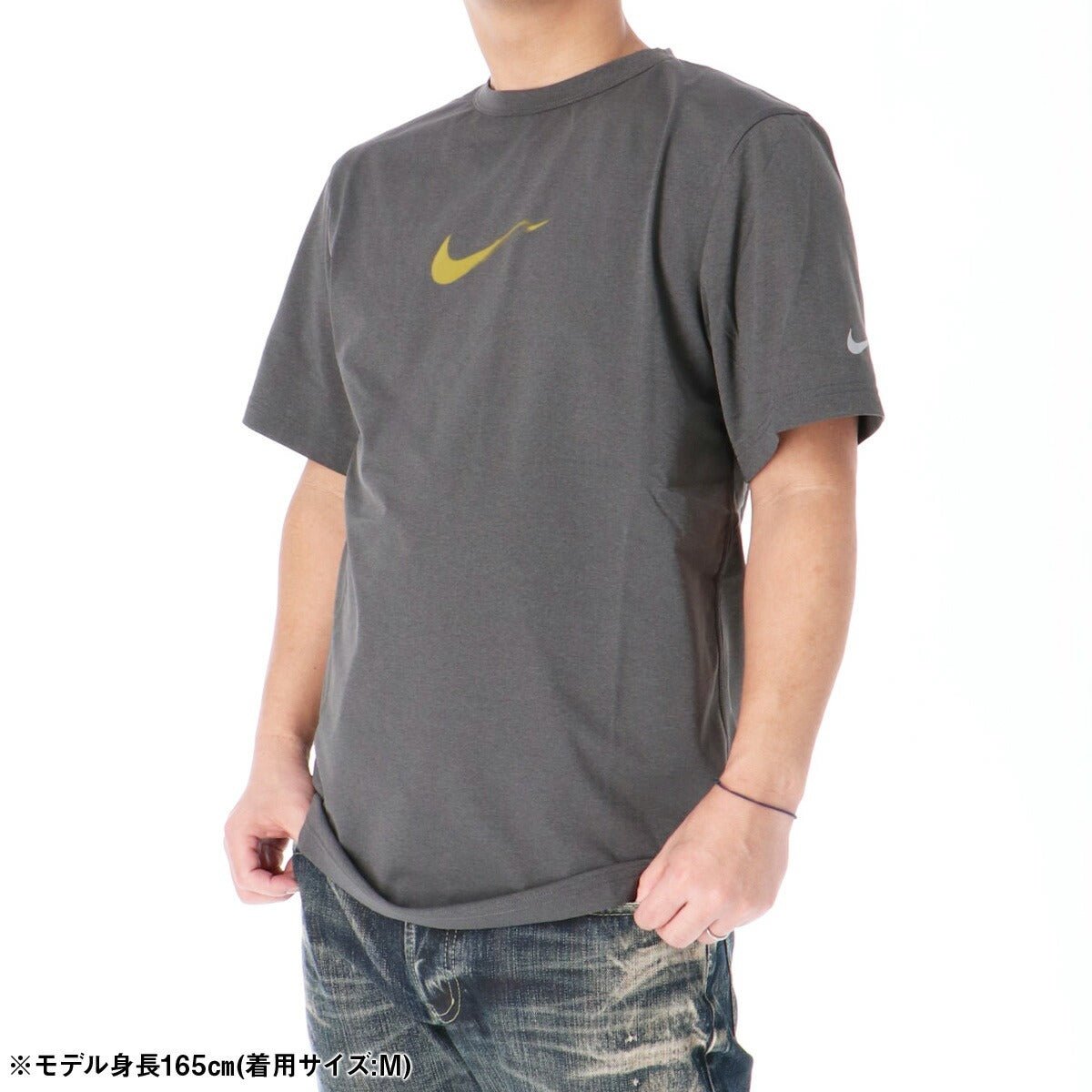 ナイキ 半袖 HYVERSE ハイバース Tシャツ メンズ ブランド NIKE バックプリント付き HV4882 299 灰色 グレー SALE セール 大きいサイズ 有 スポーツウェア トレーニングウェア スポーツ おしゃれ - 【公式】限定ジャージのタケスポ（Limited jersey takespo）
