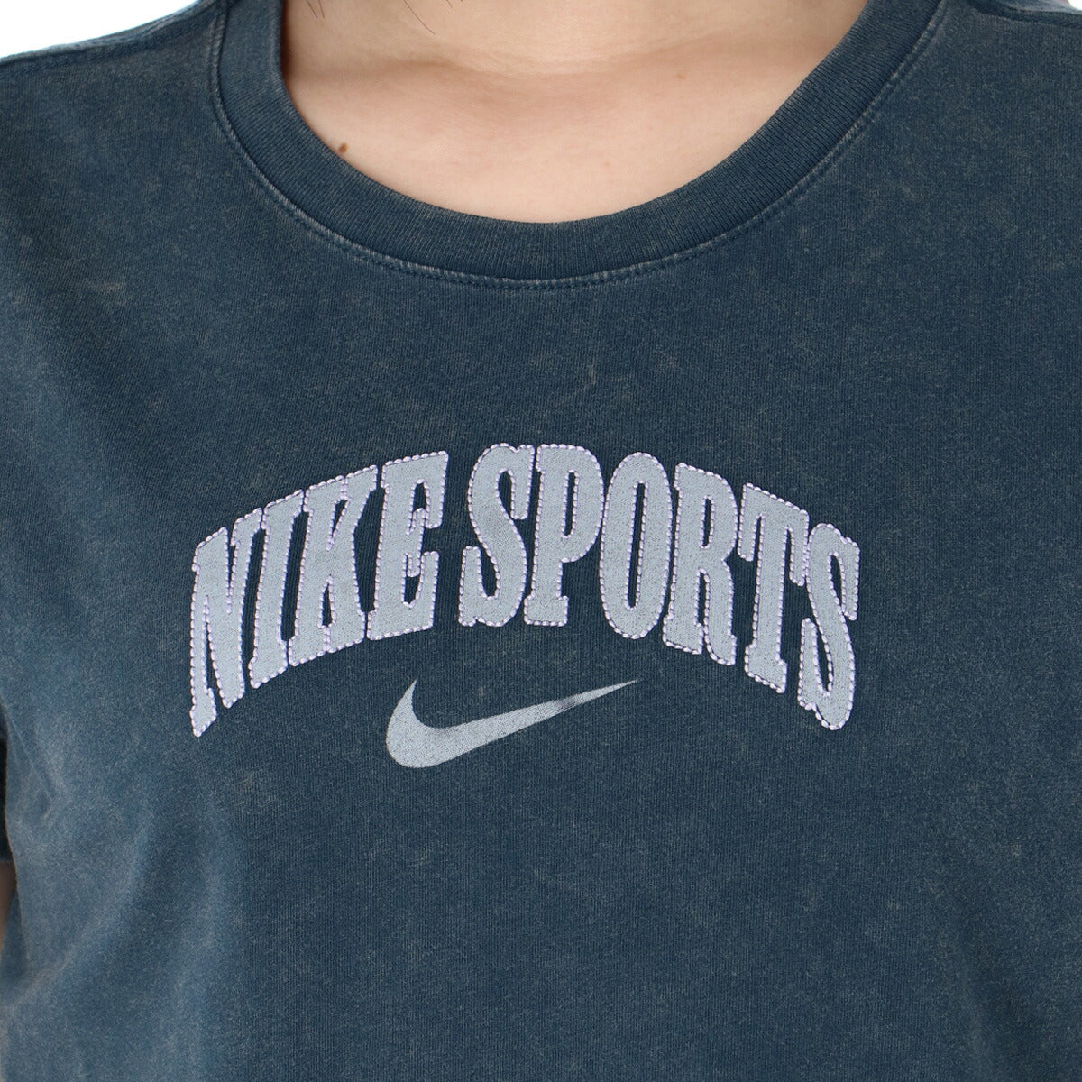 ナイキ Tシャツ レディース スポーツ 紺 ネイビー IB7334