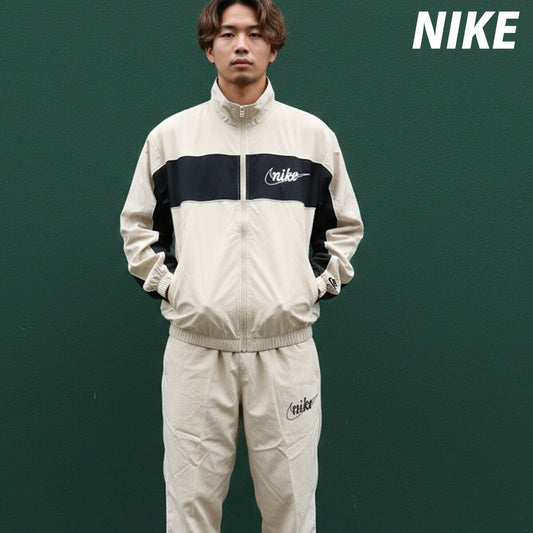 ナイキ クラブ ウインドブレーカー 上下 セットアップ メンズ ブランド NIKE フルジップ 裏メッシュ 裏地付き 黒 ゆったり IF0767 229 薄茶色 ベージュ 新作 上下セット ウーブン woven 大きいサイズ 有 スポーツウェア トレーニングウェア スポーツ おしゃれ - 【公式】限定ジャージのタケスポ（Limited jersey takespo）
