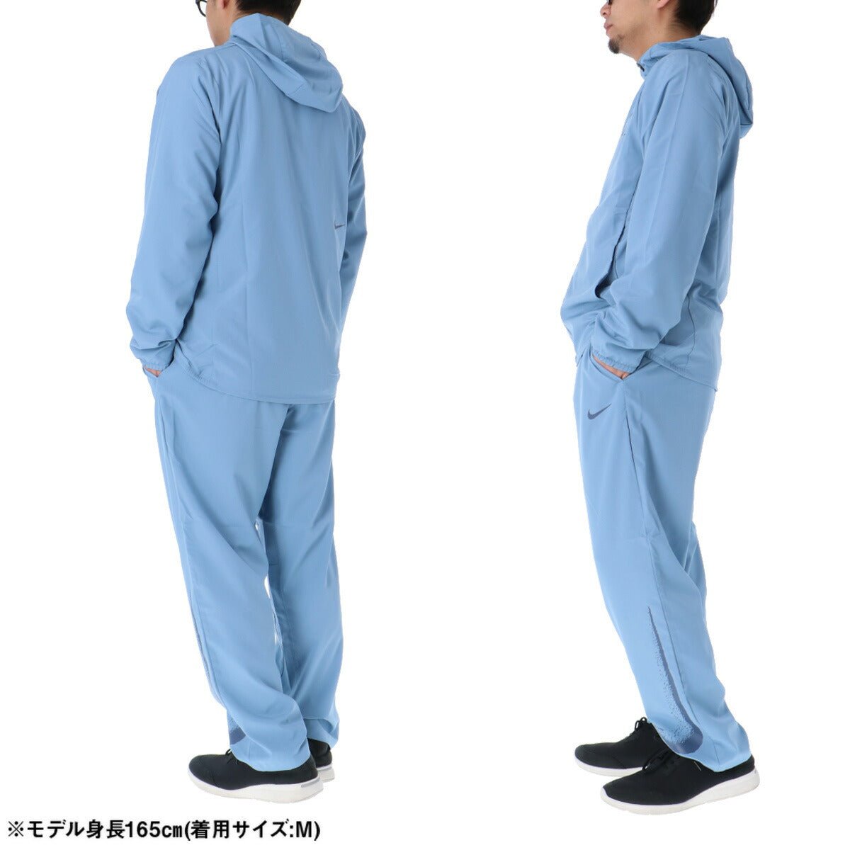 ナイキ クロス薄手 ジャージ 上下 セットアップ メンズ ブランド NIKE 速乾 吸水 吸汗 ドライ フード付き フーディ 軽量 IF2200 486 青 ブルー 上下セット 大きいサイズ 有 スポーツウェア トレーニングウェア スポーツ おしゃれ - 【公式】限定ジャージのタケスポ（Limited jersey takespo）