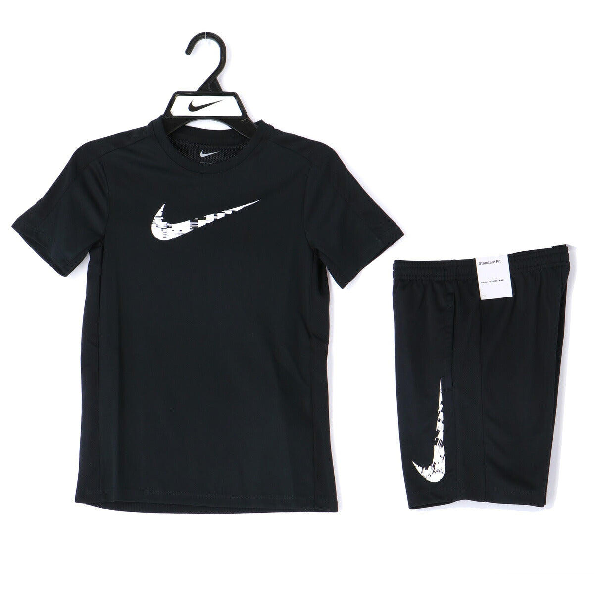 ナイキ Tシャツ ハーフパンツ 上下 ジュニア 黒 ブラック IF2434