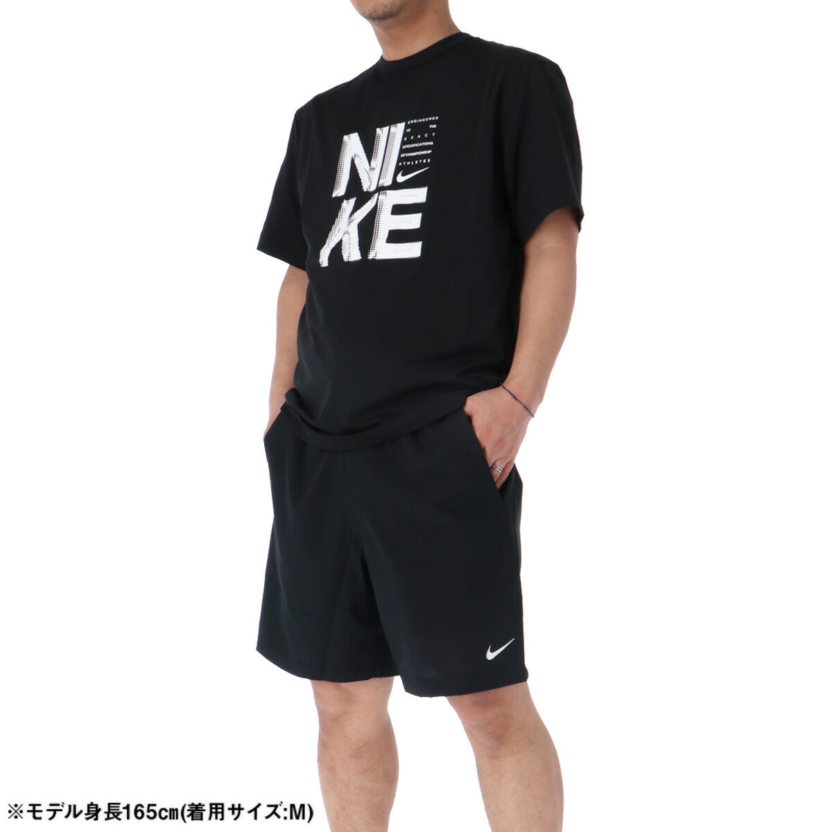 ナイキ Tシャツ ハーフパンツ 上下 メンズ 黒 ブラック IF2779