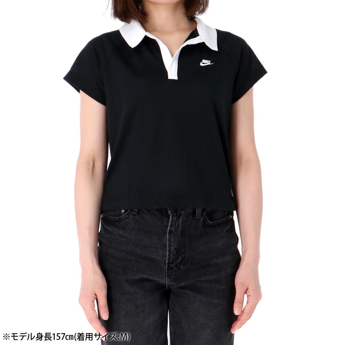 ナイキ スポーツウェア レトロ ポロシャツ レディース ブランド NIKE 半袖 吸汗 速乾 IH8503 010 黒 ブラック 新作 ウィメンズ かわいい 大きいサイズ 有 トップス ウォーキング ウェア ゴルフ トレーニングウェア スポーツ おしゃれ - 【公式】限定ジャージのタケスポ（Limited jersey takespo）