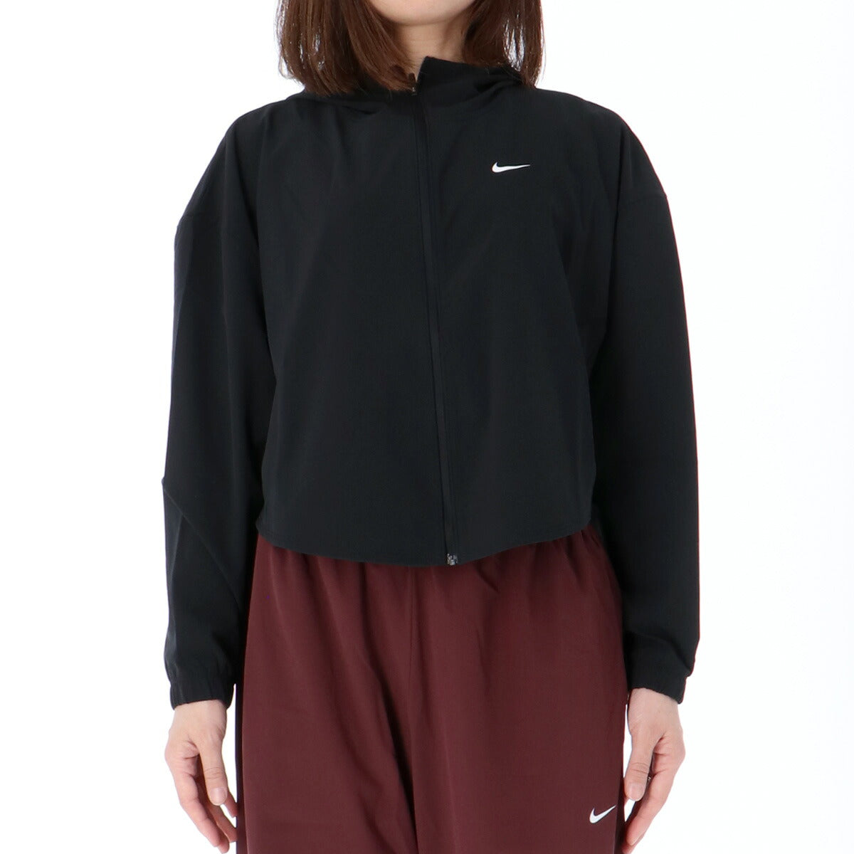 ナイキ ウインドブレーカー 上下 レディース ナイキワン 黒 ブラック IH8601