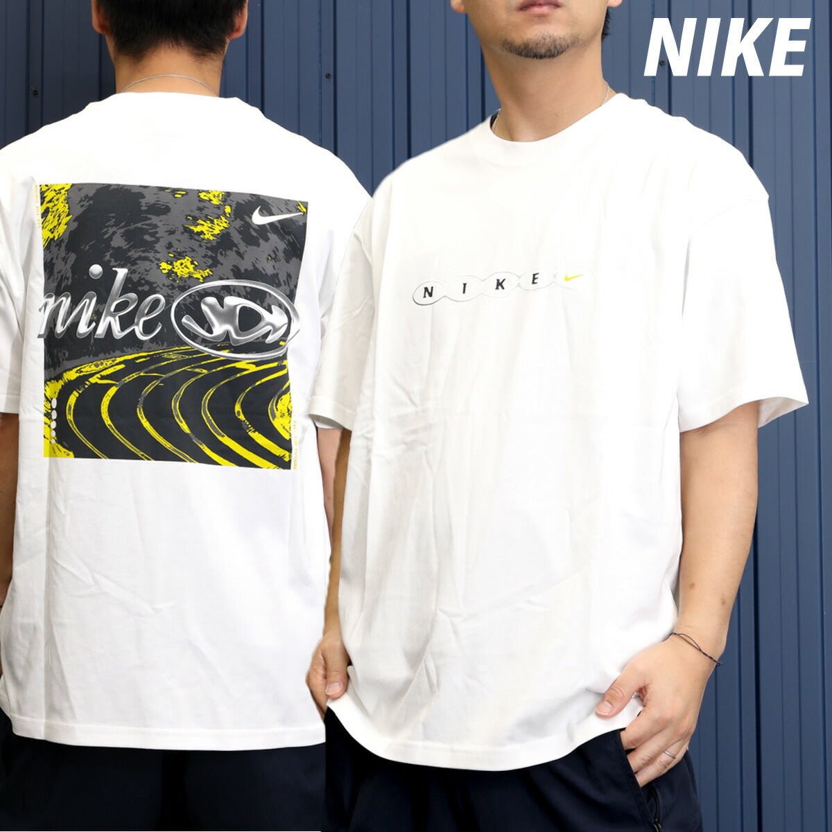 ナイキ 半袖 Tシャツ メンズ ブランド NIKE コットン100% 綿100% バックプリント付き II0391 100 白 ホワイト 新作 大きいサイズ 有 スポーツウェア トレーニングウェア スポーツ おしゃれ - 【公式】限定ジャージのタケスポ（Limited jersey takespo）