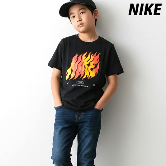 ナイキ 半袖 Tシャツ ジュニア ブランド NIKE 黒 速乾 吸水 吸汗 ドライ II0613 010 ブラック 新作 男 女の子 キッズ 男の子 スポーツウェア トレーニングウェア スポーツ おしゃれ - 【公式】限定ジャージのタケスポ（Limited jersey takespo）