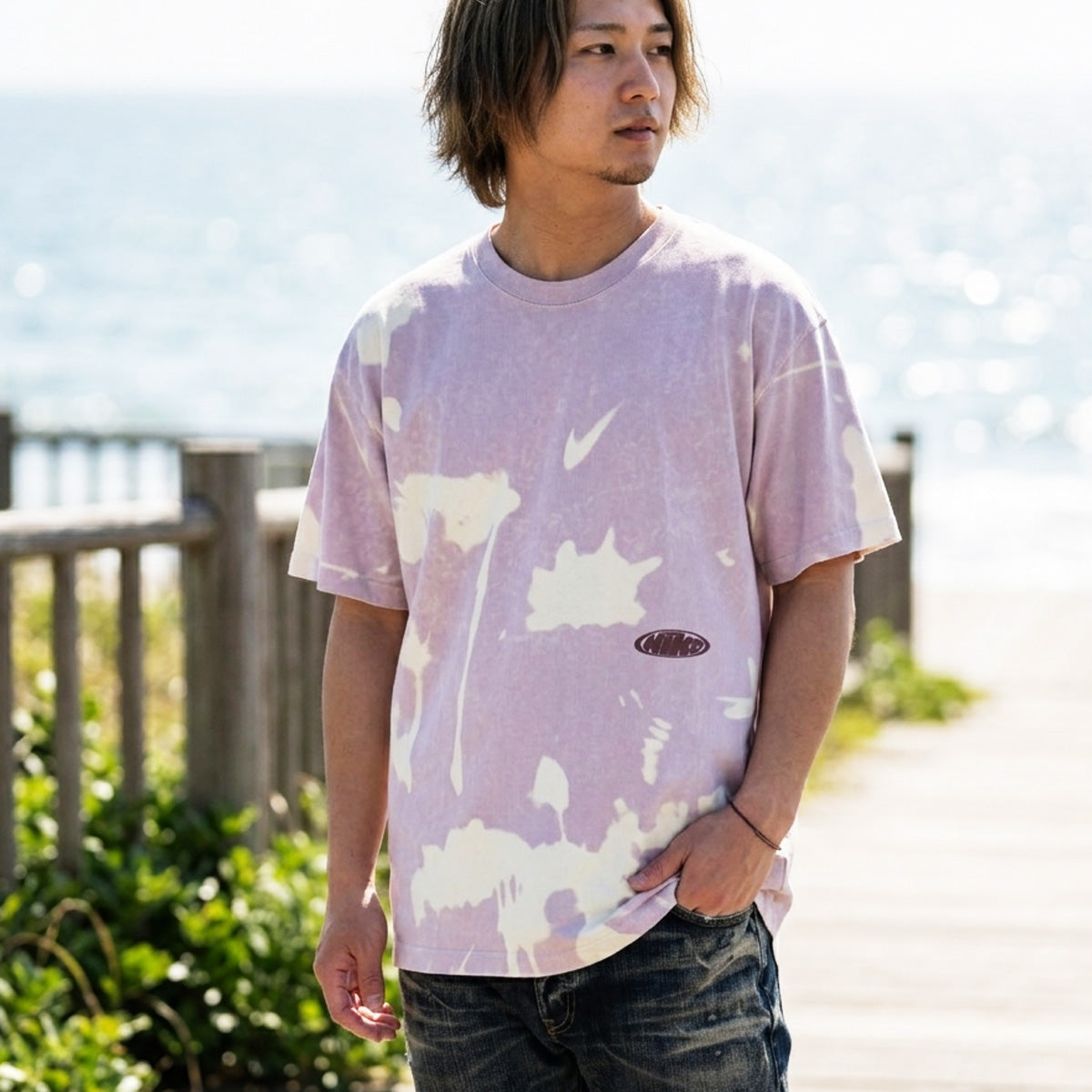ナイキ Tシャツ メンズ 桃色 ピンク II3733
