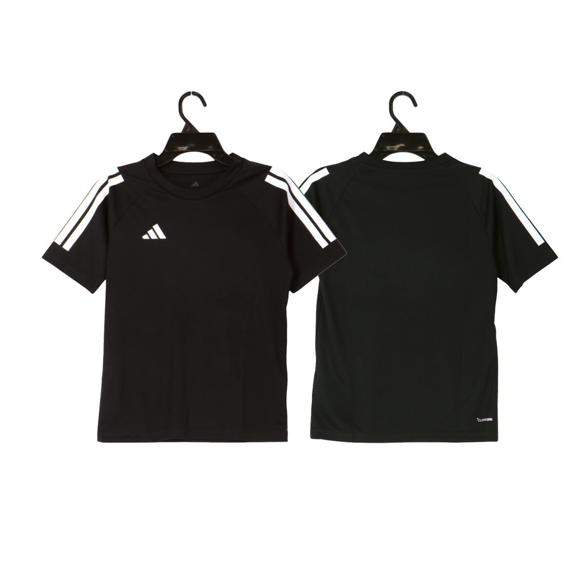 アディダス Tシャツ ハーフパンツ 上下 ジュニア ブラック ホワイト IK951