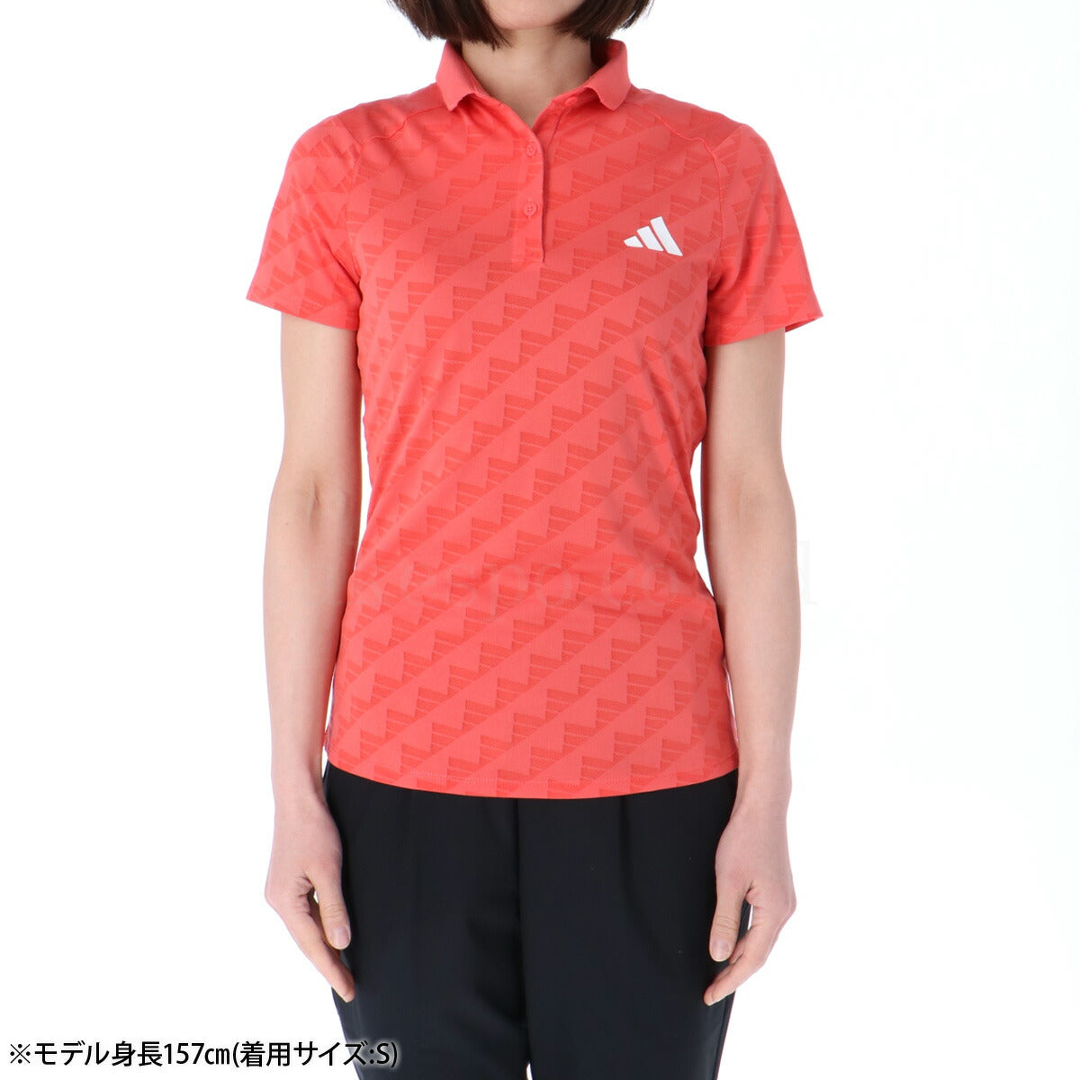 アディダスゴルフ ポロシャツ レディース HEAT.RDY レッド IKJ72