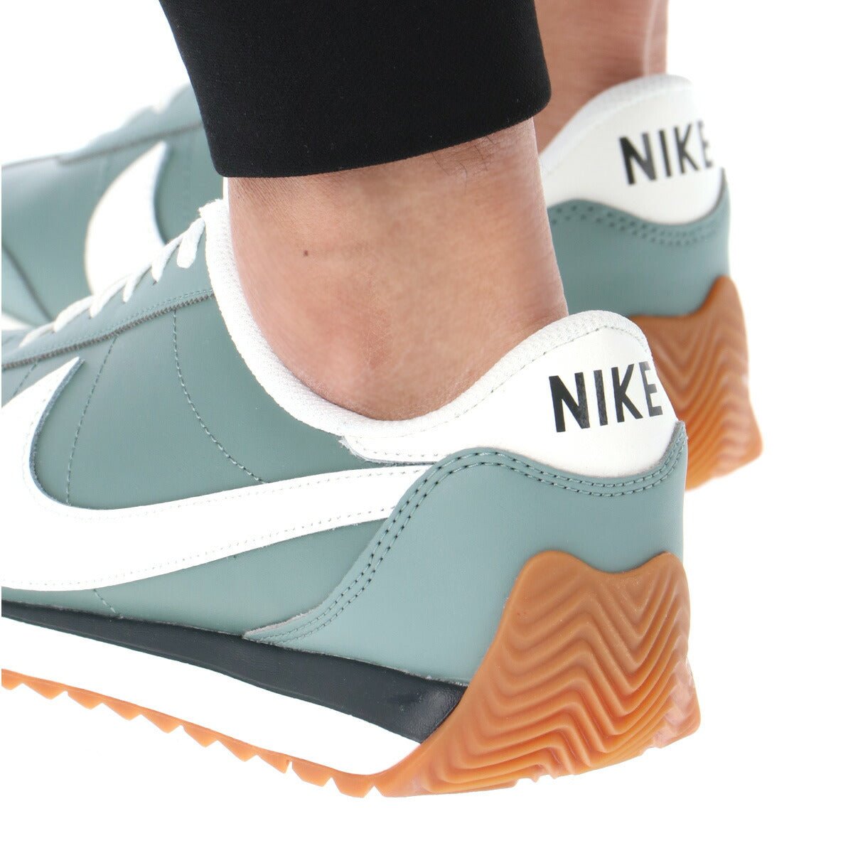 ナイキ パシフィック シューズ メンズ ブランド スニーカー NIKE 薄底 ローカット レザー 革 皮革 IM4006300 緑 グリーン 新作 大きいサイズ 有 スポーツ おしゃれ - 【公式】限定ジャージのタケスポ（Limited jersey takespo）
