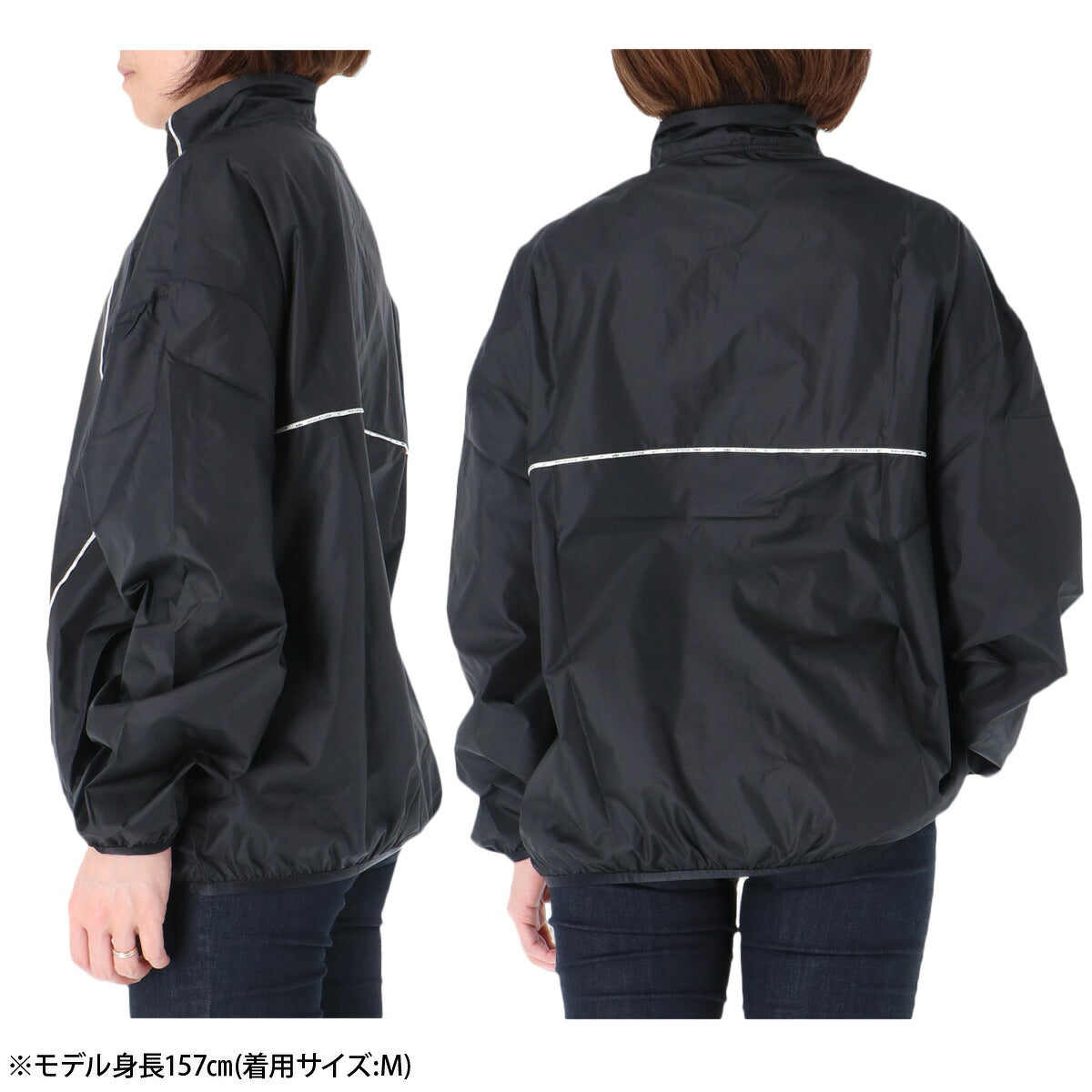ナイキ ウインドジャケット レディース ブランド NIKE フルジップ はっ水 IM8200 010 黒 ブラック ウィメンズ ウーブン woven かわいい 大きいサイズ 有 トップス ウォーキング ウェア スポーツウェア