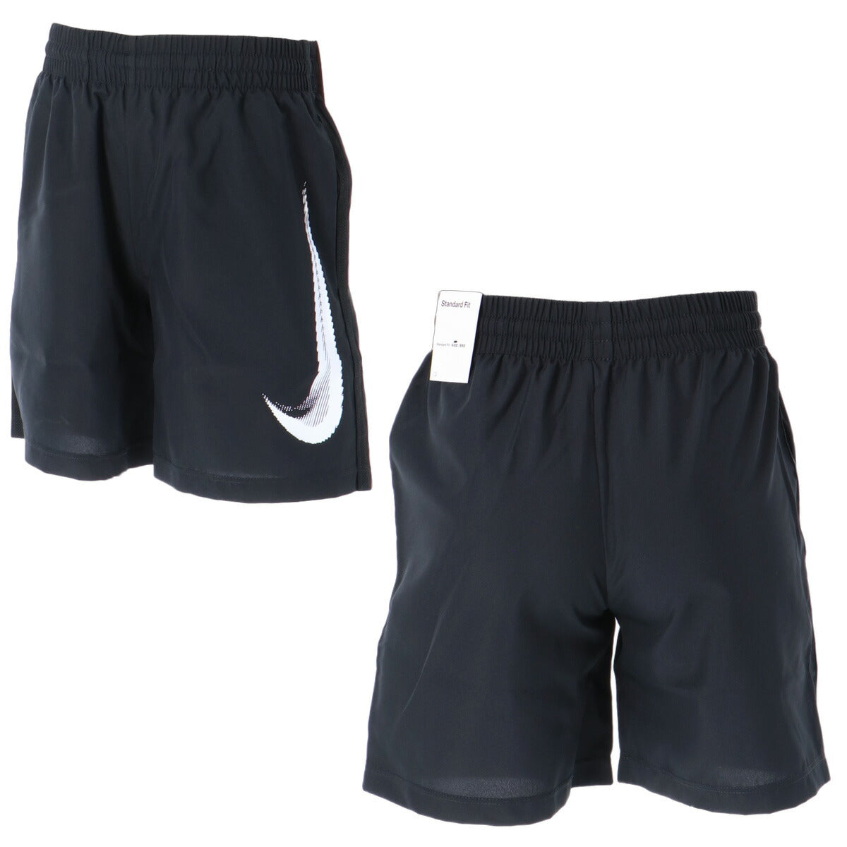 ナイキ Tシャツ ハーフパンツ 上下 セットアップ ジュニア ブランド NIKE 半袖 吸汗 速乾 吸水 ドライ IO0737 010 黒 ブラック 上下セット 男 女の子 キッズ 男の子 プラクティスシャツ プラシャツ