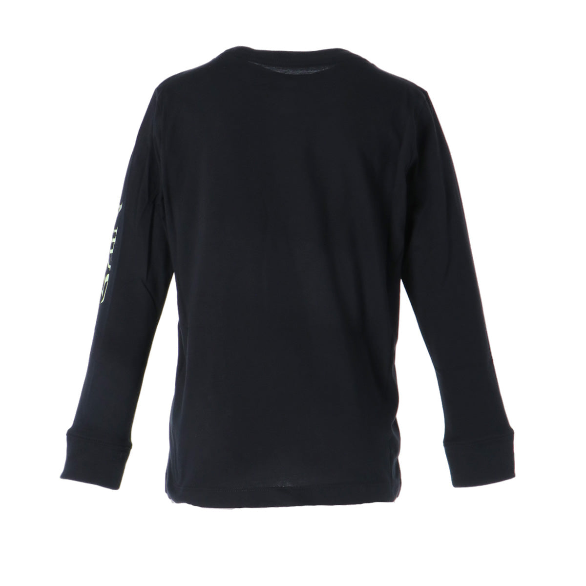 ロンT 長袖Tシャツ キッズ ナイキ スポーツ ブランド Tシャツ ロンティー ロングTシャツ ジュニア 長袖 NIKE コットン100％ 綿100％ IO2196 黒 ブラック 男 女の子 男の子 スポーツウェア