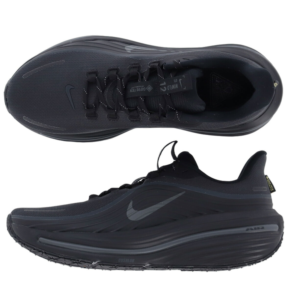 ナイキ ゴアテックス エア Air シューズ メンズ ブランド ランニングシューズ ウォーキングシューズ ランニング マラソン スニーカー ランシュー NIKE 防水 IO7953001 黒 ブラック 新作 大きいサイズ 有 スポーツ