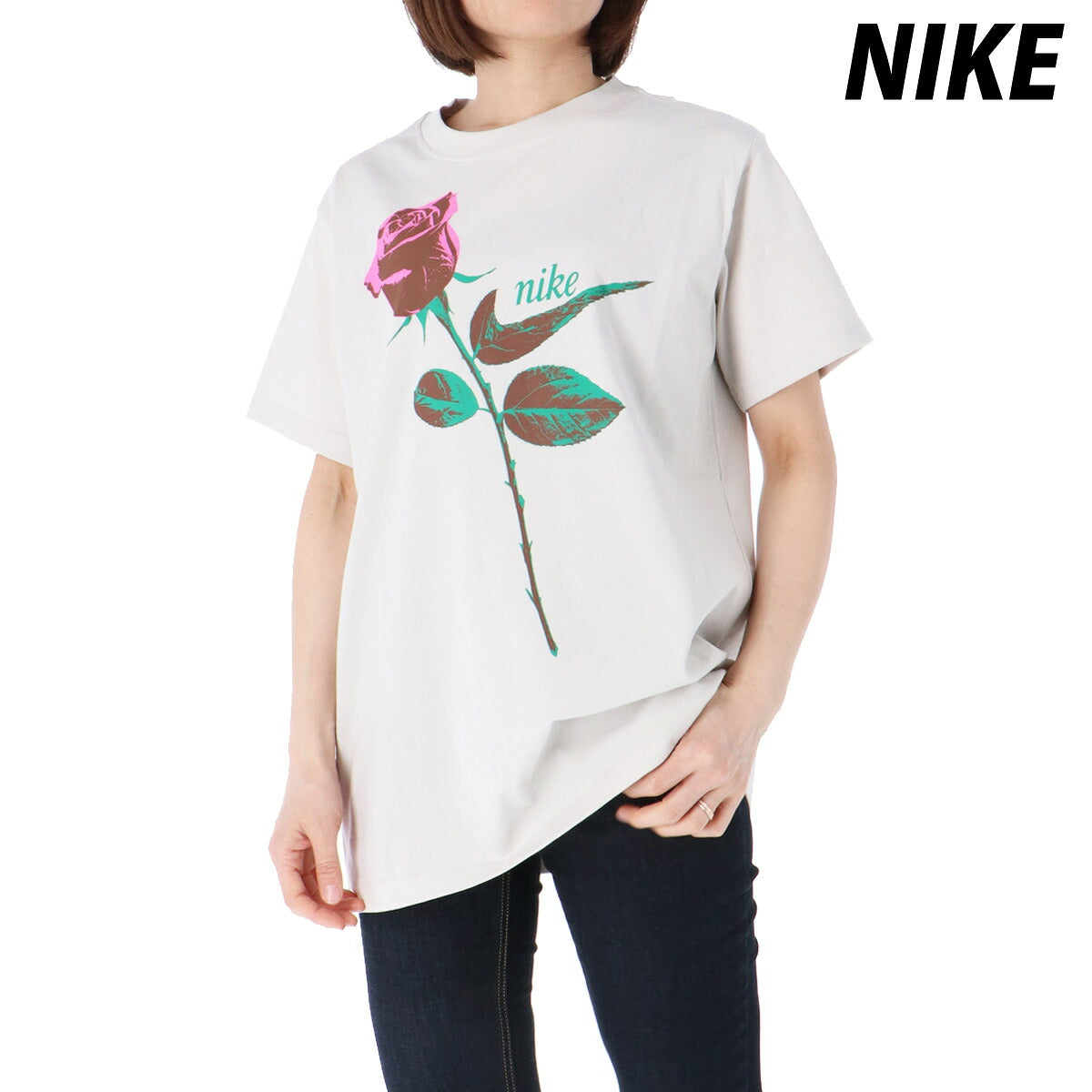 ナイキ Tシャツ レディース 灰色 グレー IR7827