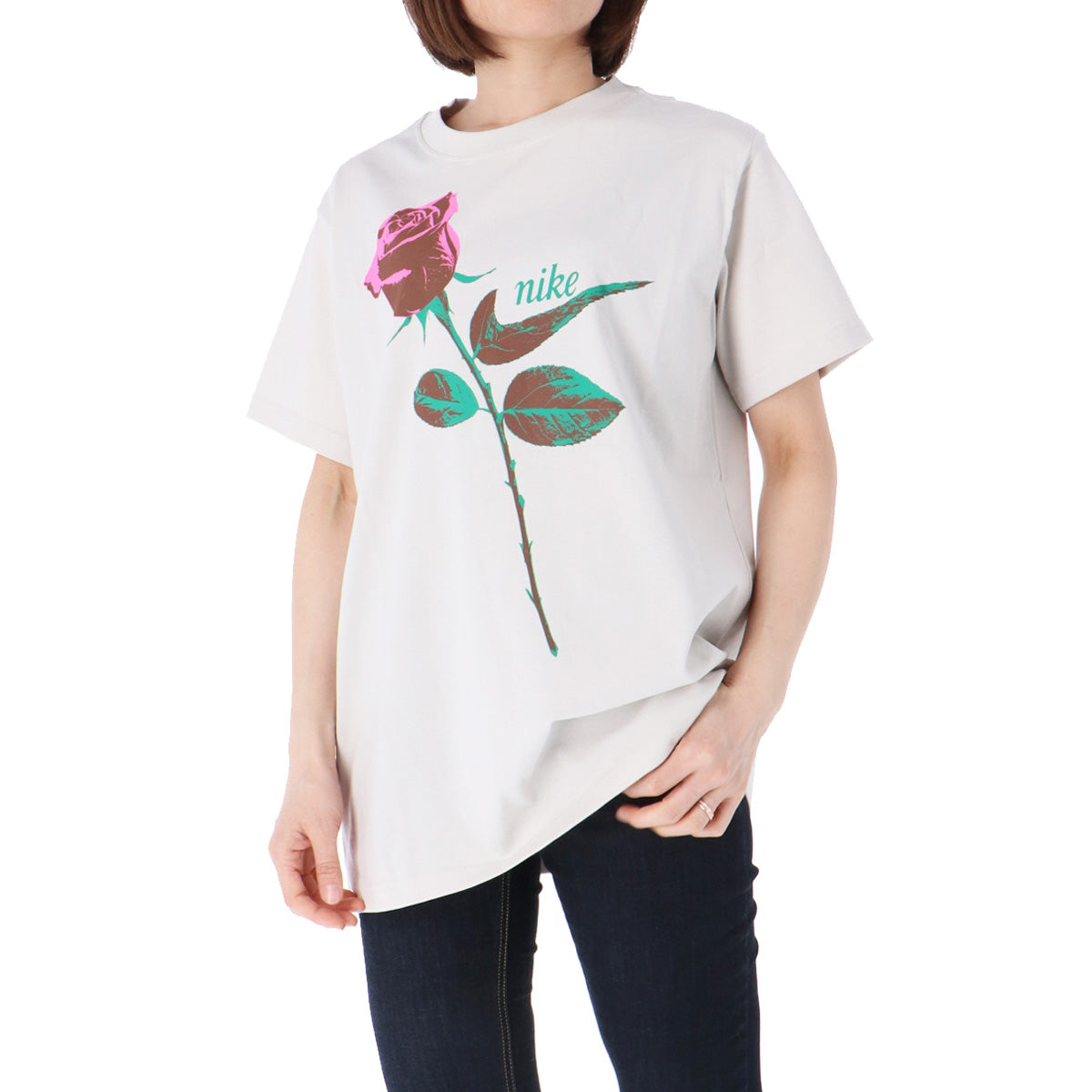 ナイキ Tシャツ レディース 灰色 グレー IR7827