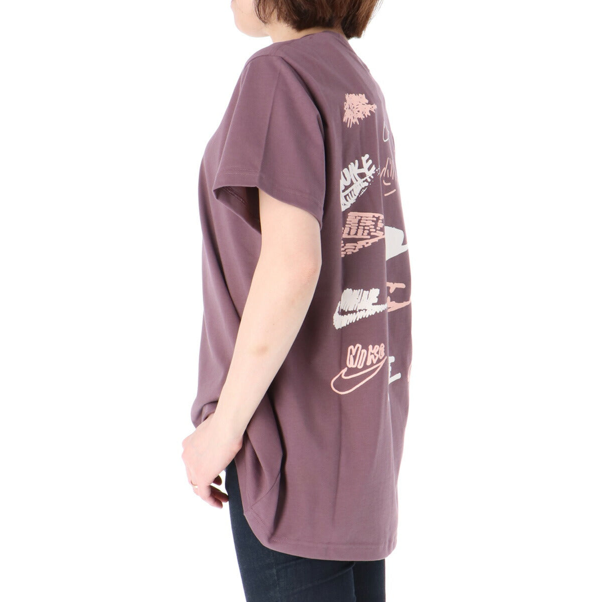 ナイキ Tシャツ レディース NSW 赤 レッド IR7833