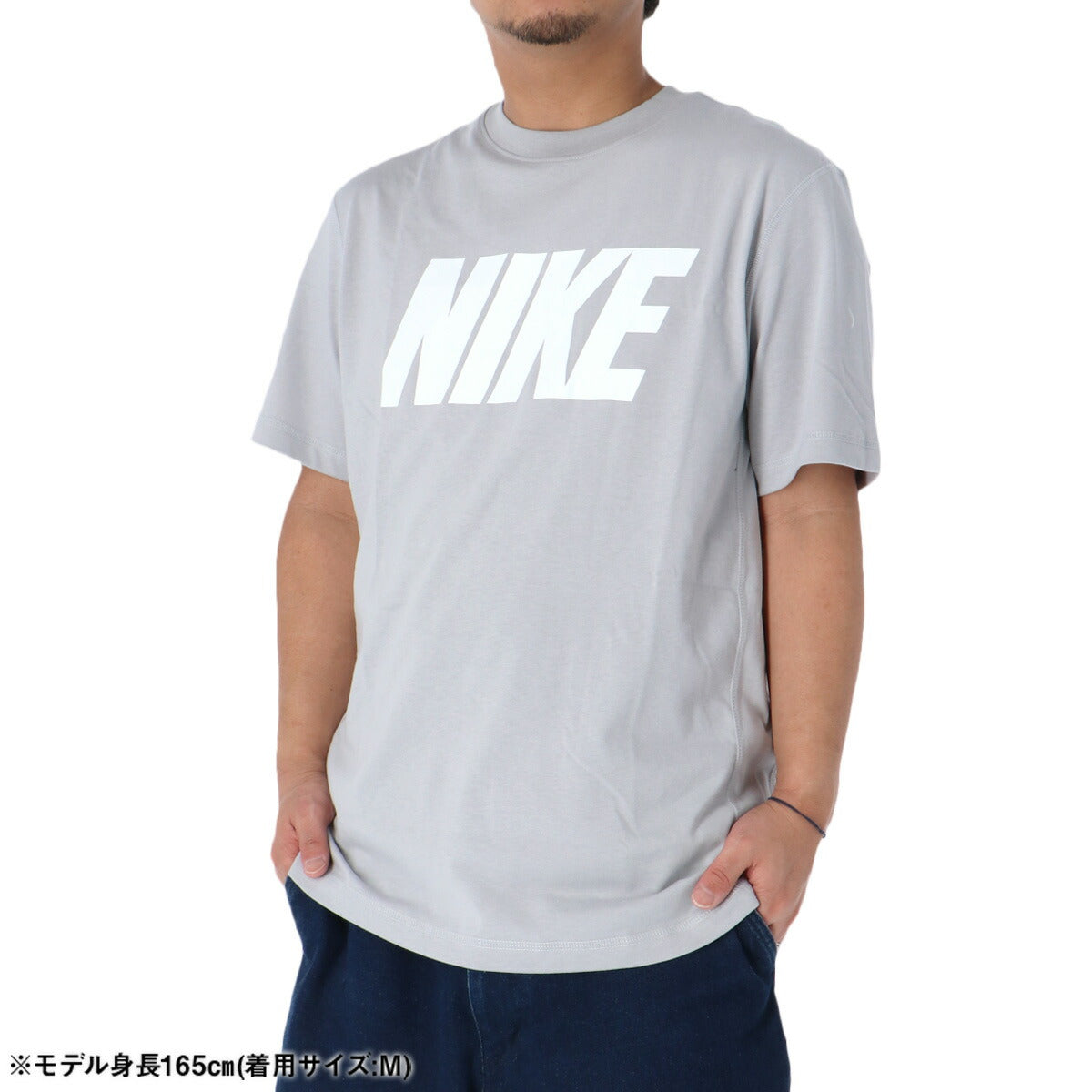 ナイキ 半袖 Tシャツ メンズ ブランド NIKE コットン100 綿100 IU0795 077 灰色 グレー 大きいサイズ 有 スポーツウェア トレーニングウェア スポーツ おしゃれ
