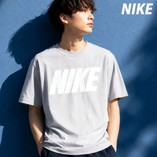 ナイキ 半袖 Tシャツ メンズ ブランド NIKE コットン100 綿100 IU0795 077 灰色 グレー 大きいサイズ 有 スポーツウェア トレーニングウェア スポーツ おしゃれ