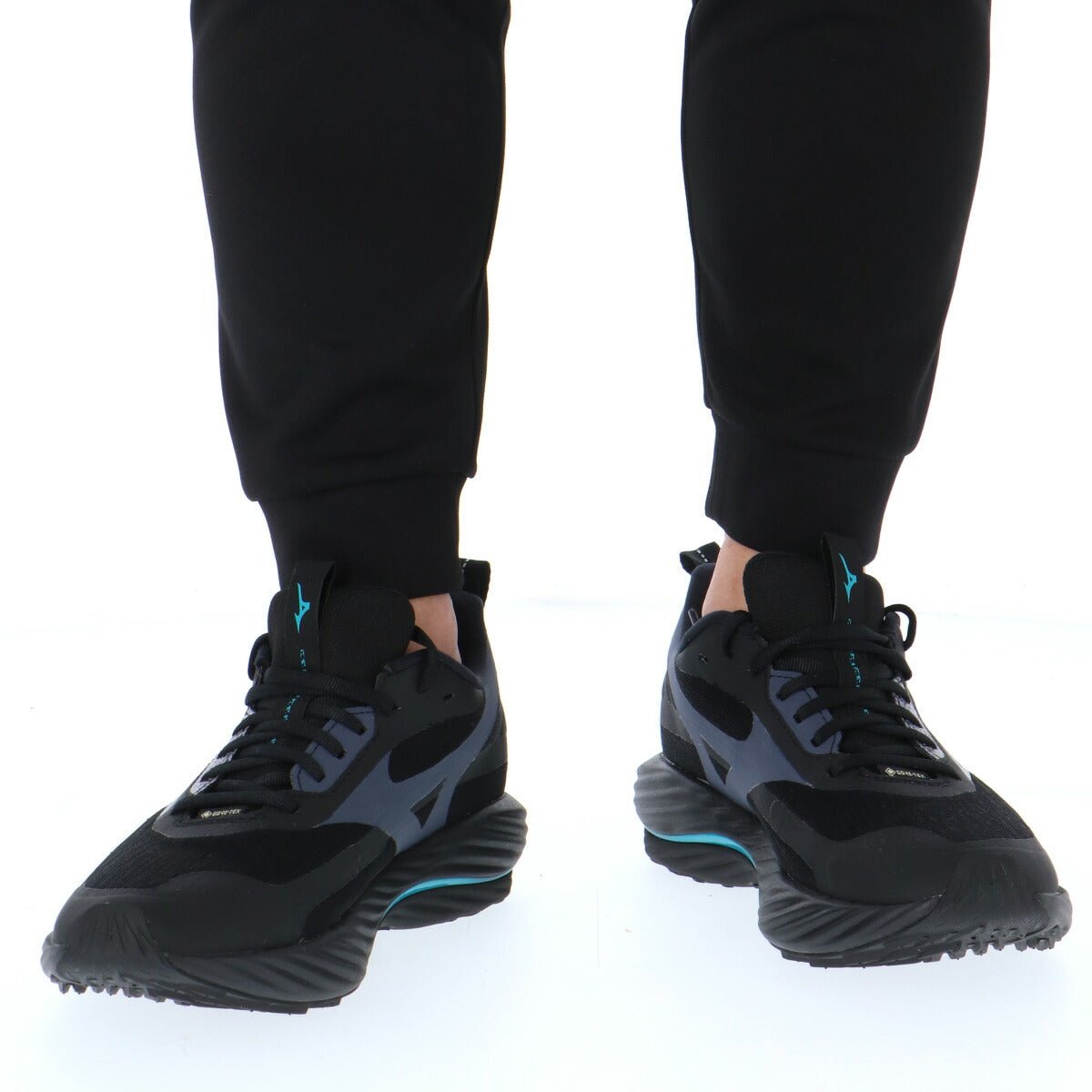 ミズノ シューズ メンズ レディース ブランド ゴアテックス 防水 トレイル トレラン ランシュー 黒 夜ラン リフレクター ランニングシューズ ウォーキングシューズ ランニング マラソン スニーカー ウエーブライダーGTX 3 Mizuno J1GC2577 スポーツ おしゃれ 新作 あす楽 - 【公式】限定ジャージのタケスポ（Limited jersey takespo）