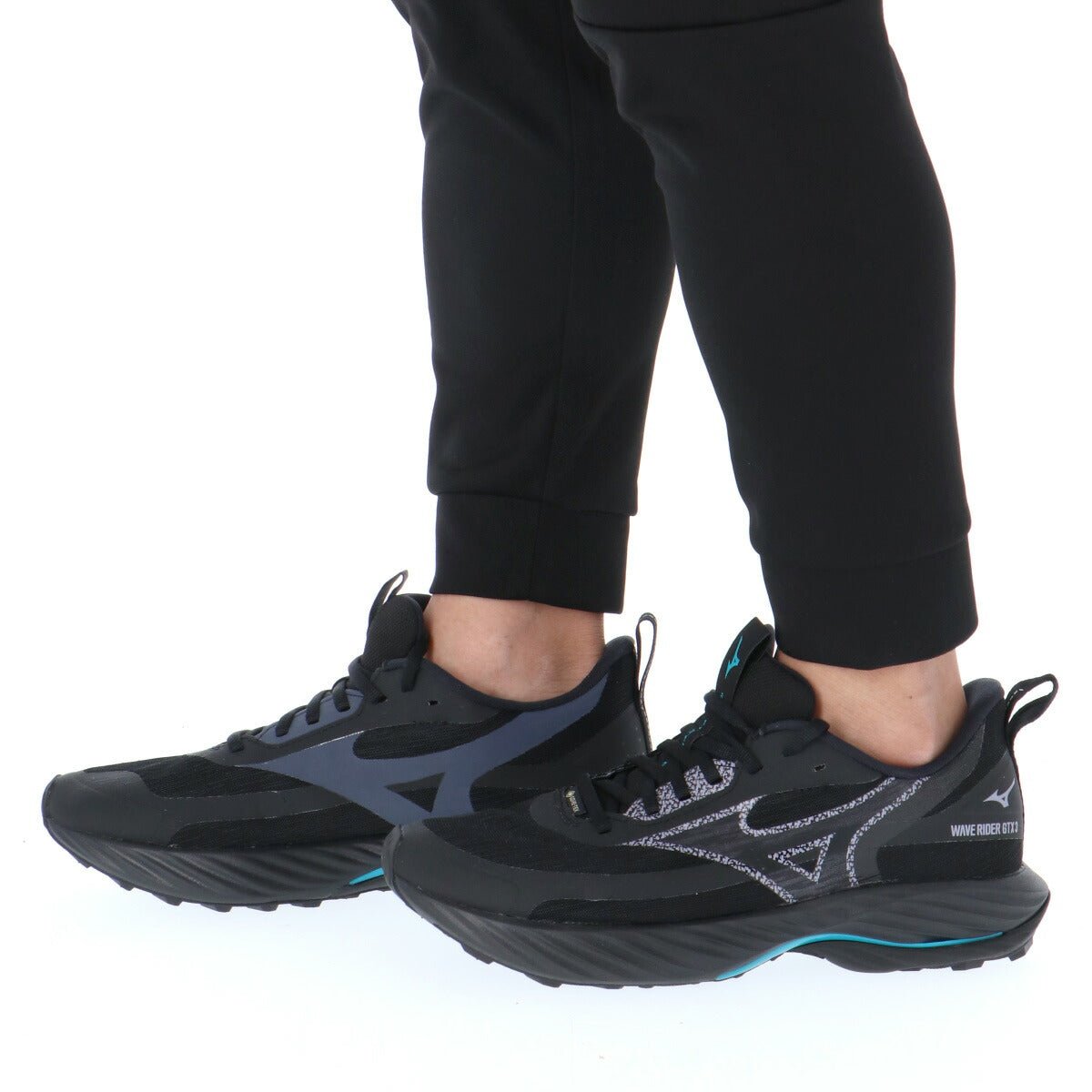 ミズノ シューズ メンズ レディース ブランド ゴアテックス 防水 トレイル トレラン ランシュー 黒 夜ラン リフレクター ランニングシューズ ウォーキングシューズ ランニング マラソン スニーカー ウエーブライダーGTX 3 Mizuno J1GC2577 スポーツ おしゃれ 新作 あす楽 - 【公式】限定ジャージのタケスポ（Limited jersey takespo）