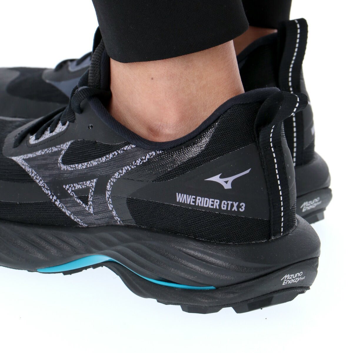ミズノ シューズ メンズ レディース ブランド ゴアテックス 防水 トレイル トレラン ランシュー 黒 夜ラン リフレクター ランニングシューズ ウォーキングシューズ ランニング マラソン スニーカー ウエーブライダーGTX 3 Mizuno J1GC2577 スポーツ おしゃれ 新作 あす楽 - 【公式】限定ジャージのタケスポ（Limited jersey takespo）