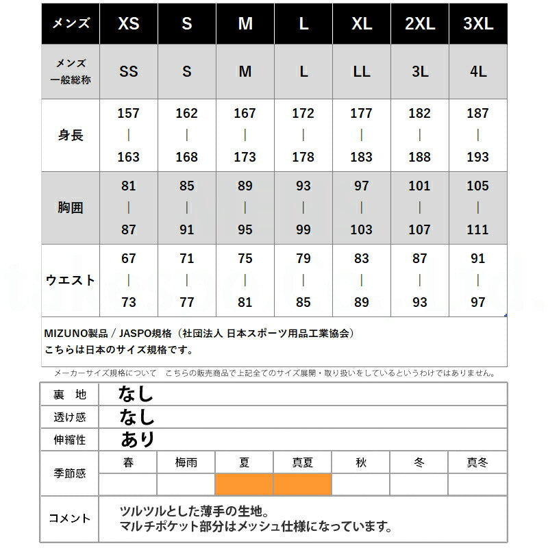 ミズノ ショートパンツ メンズ マルチポケットパンツ ブルー ネイビー J2MBC015