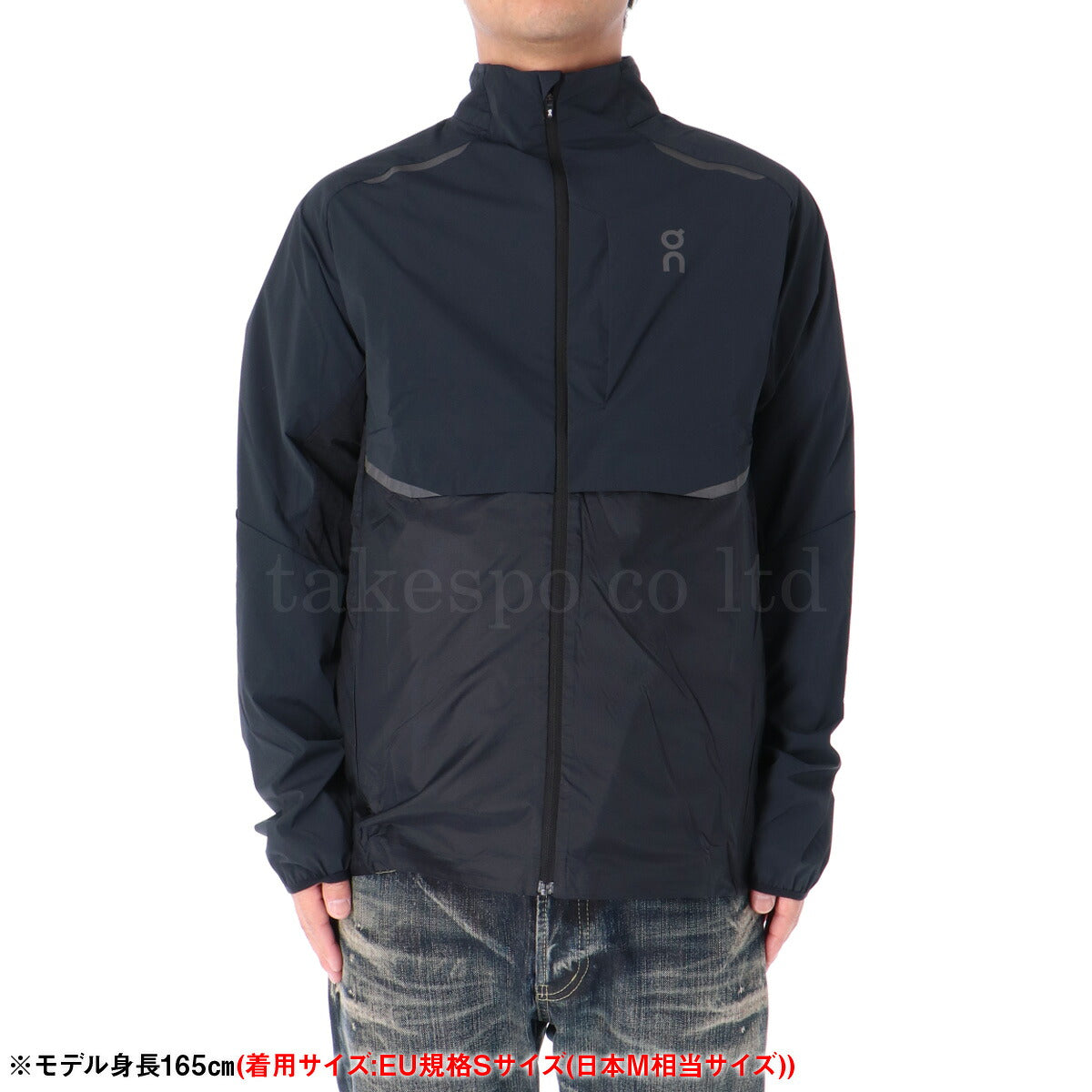 オン ウインドジャケット メンズ Weather Jacket ウェザージャケット ホワイト ブラック JACKET1M