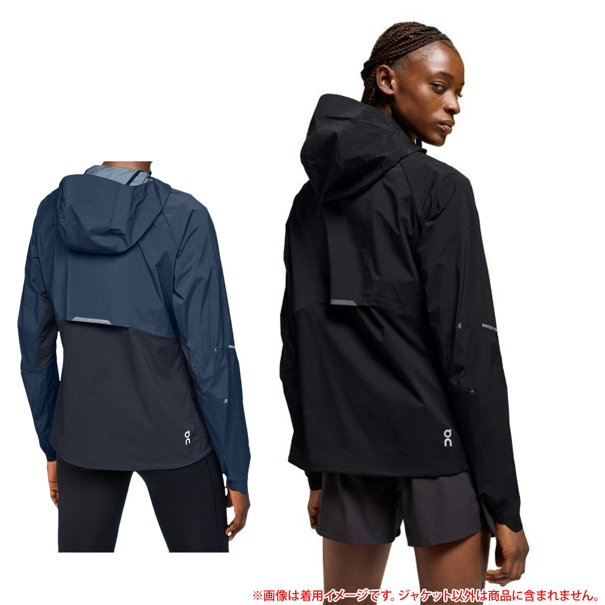 オン ウインドジャケット レディース コアジャケット ブラック ネイビー JACKET2W