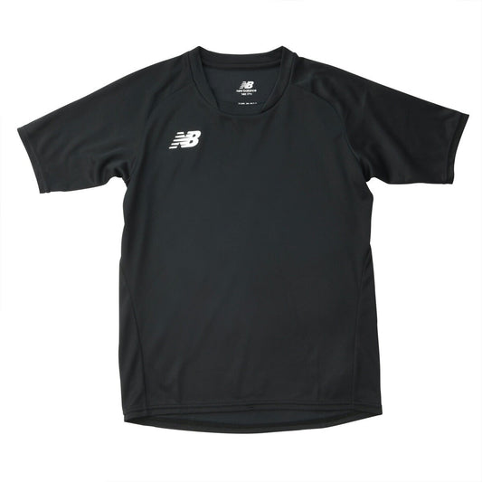 ニューバランス Tシャツ ジュニア ゲームシャツ 黒 ブラック JJTF0487