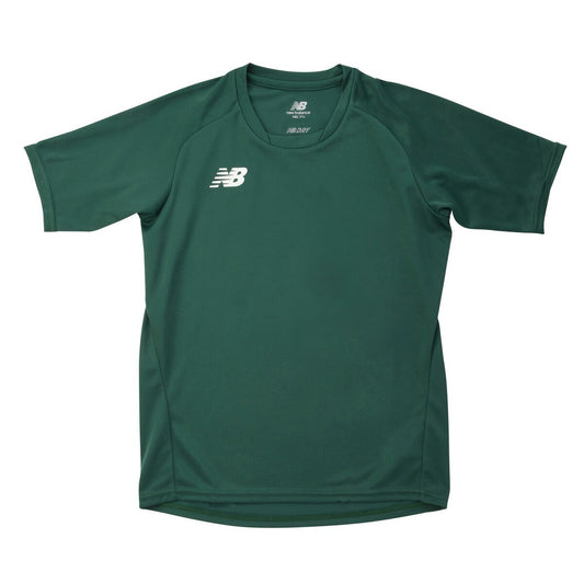 ニューバランス Tシャツ ジュニア ゲームシャツ 緑 グリーン JJTF0487