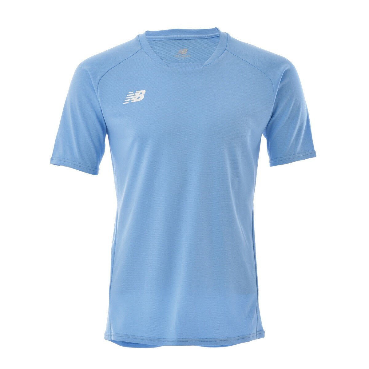 ニューバランス 半袖 吸汗 速乾 ゲームシャツ Tシャツ ジュニア ブランド newbalance サッカー ワンポイント フットボール フットサル ドライ JJTF0487 SAX 青 ブルー 新作 男 女の子 キッズ 男の子 プラクティスシャツ プラシャツ スポーツウェア トレーニングウェア スポーツ おしゃれ - 【公式】限定ジャージのタケスポ（Limited jersey takespo）