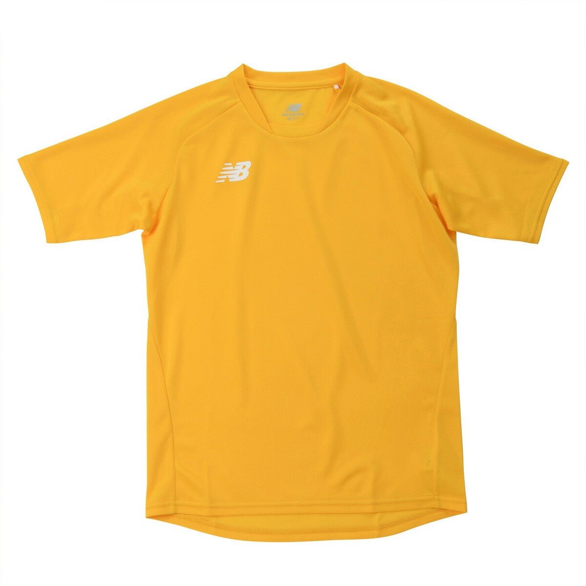 ニューバランス 半袖 吸汗 速乾 ゲームシャツ Tシャツ ジュニア ブランド newbalance サッカー ワンポイント フットボール フットサル ドライ JJTF0487 YLW 黄色 イエロー 男 女の子 キッズ 男の子 プラクティスシャツ プラシャツ スポーツウェア トレーニングウェア スポーツ おしゃれ - 【公式】限定ジャージのタケスポ（Limited jersey takespo）