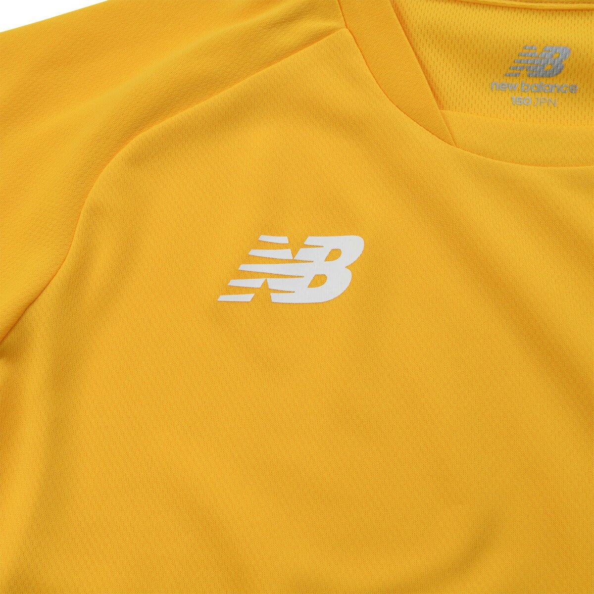 ニューバランス 半袖 吸汗 速乾 ゲームシャツ Tシャツ ジュニア ブランド newbalance サッカー ワンポイント フットボール フットサル ドライ JJTF0487 YLW 黄色 イエロー 男 女の子 キッズ 男の子 プラクティスシャツ プラシャツ スポーツウェア トレーニングウェア スポーツ おしゃれ - 【公式】限定ジャージのタケスポ（Limited jersey takespo）