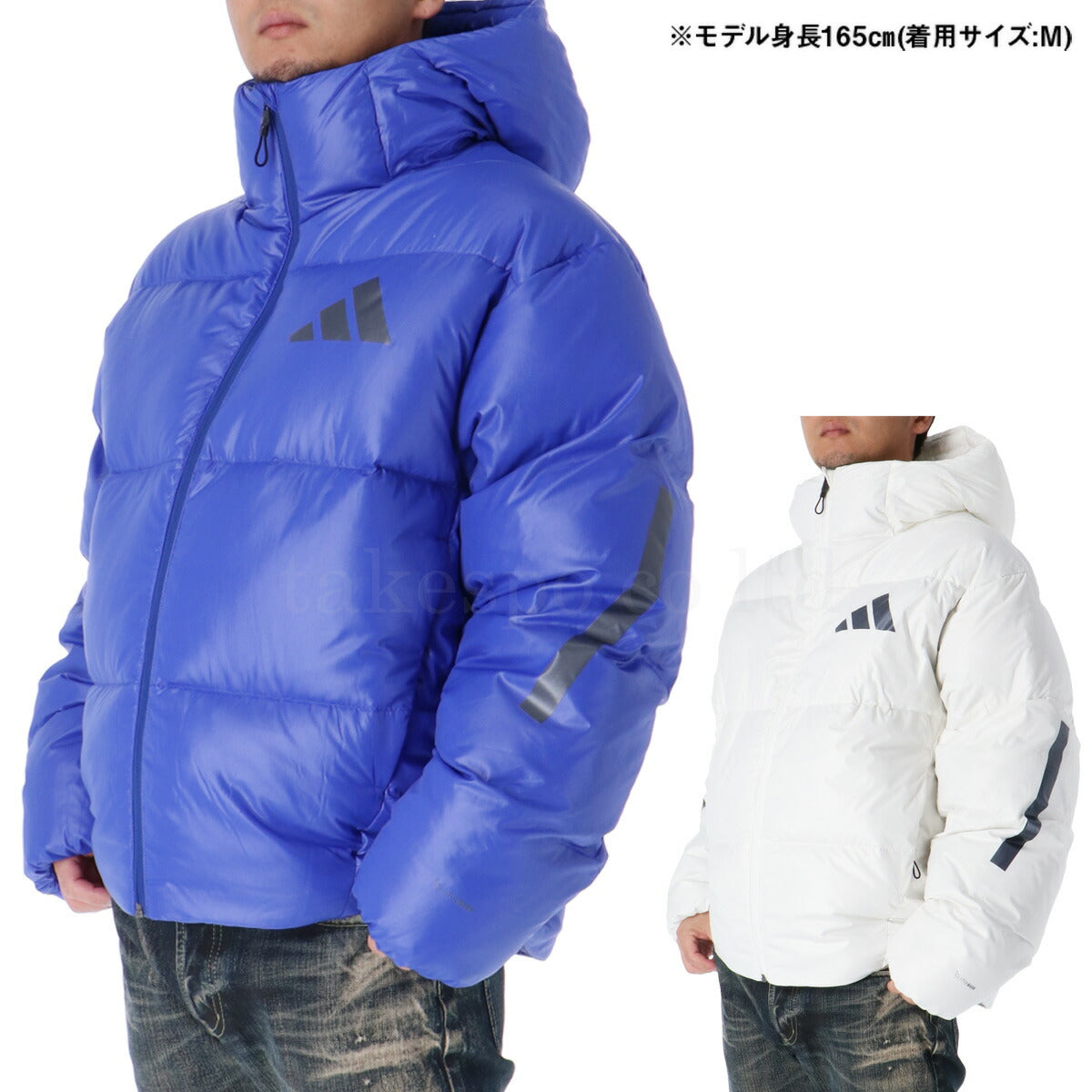 アディダス ダウンジャケット メンズ Z.N.E. ブルー グレー ホワイト ブラック JVD97