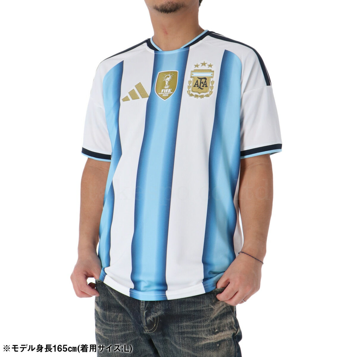 アディダス サッカー レプリカシャツ メンズ アルゼンチン代表 26 ホーム ホワイト JVE31