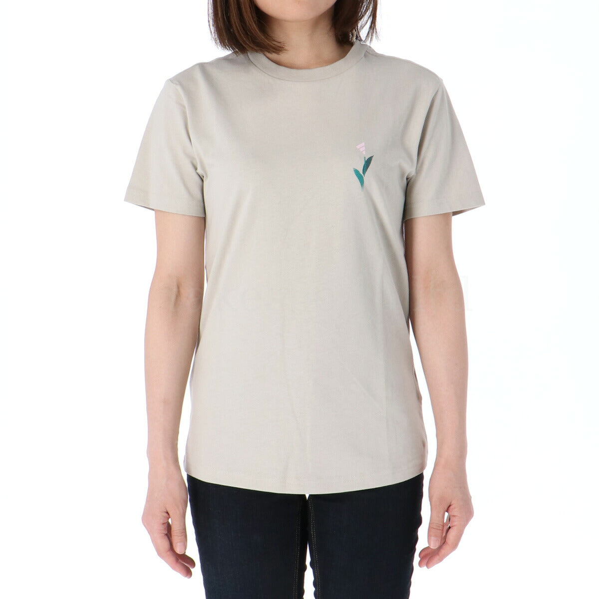 アディダス Tシャツ レディース ティロ ベージュ JVI97