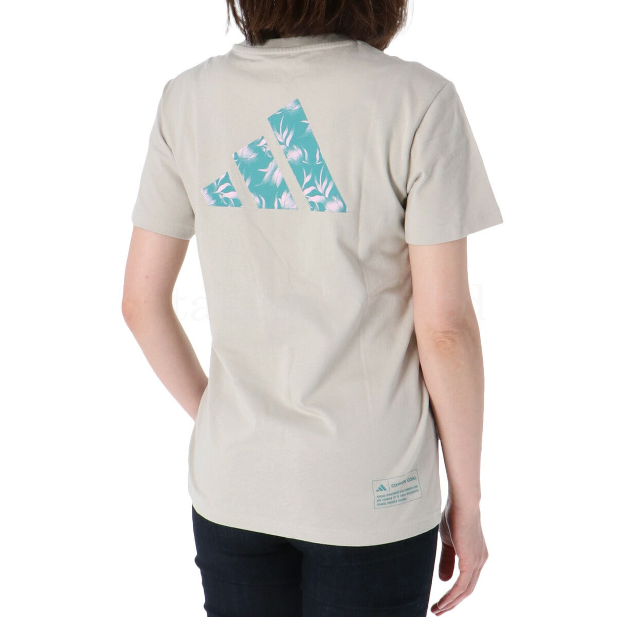 アディダス Tシャツ レディース ティロ ベージュ JVI97