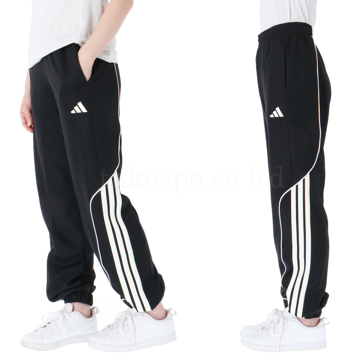 アディダス ジャージ上下 スタジアム ジャージ 上下 セットアップ レディース ブランド adidas フルジップ 3ストライプス スリーストライプス 黒 トラックスーツ サイドライン KKR16 ブラック 新作 上下セット