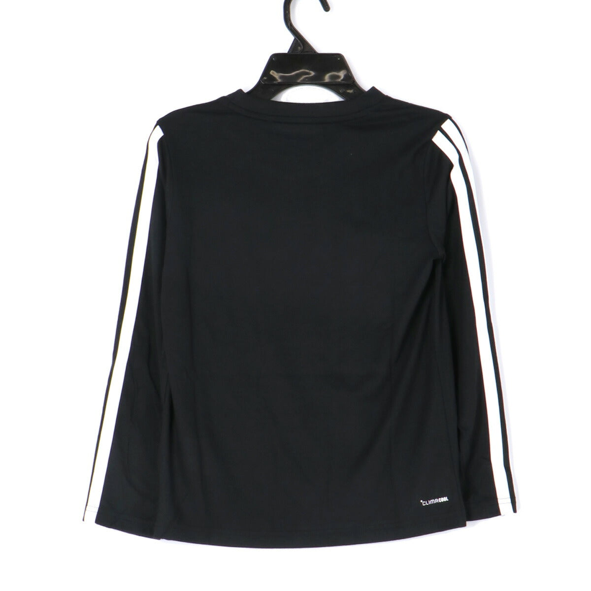 アディダス Tシャツ ジュニア ブラック ホワイト KLJ85