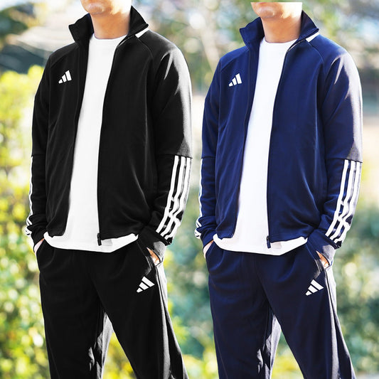 アディダス ジャージ上下 M SERE トラックスーツ ジャージ 上下 セットアップ メンズ ブランド adidas フルジップ 吸汗 速乾 ドライ 3ストライプス KNA81 あす楽 3ds SALE セール 上下セット 大きいサイズ 有 スポーツウェア トレーニングウェア スポーツ おしゃれ - 【公式】限定ジャージのタケスポ（Limited jersey takespo）