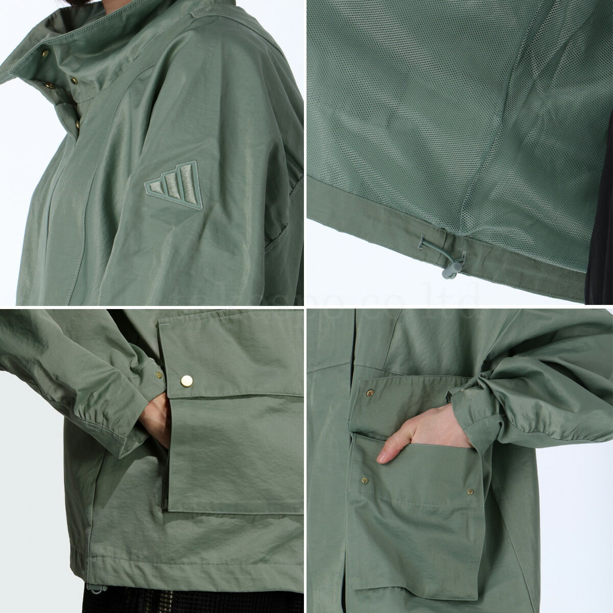 アディダス レディース ウインドブレーカー上下 LUXFLOW adidas アパレル 上下 KQD72/KQD96