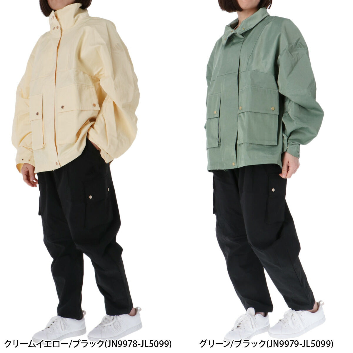 アディダス レディース ウインドブレーカー上下 LUXFLOW adidas アパレル 上下 KQD72/KQD96