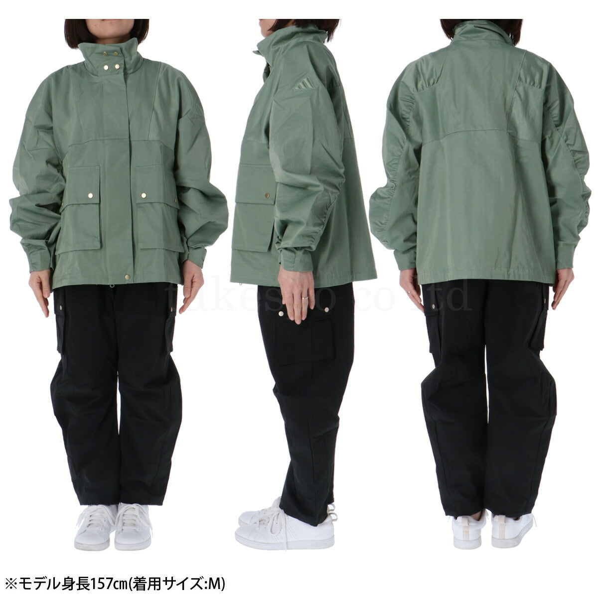 アディダス レディース ウインドブレーカー上下 LUXFLOW adidas アパレル 上下 KQD72/KQD96