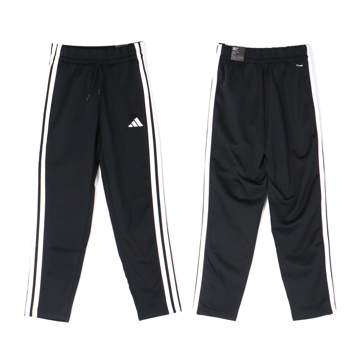 アディダス ジャージ上下 エッセンシャルズ ジャージ 上下 セットアップ ジュニア ブランド adidas トラックスーツ フルジップ 3ストライプス スリーストライプス 裏トリコット起毛 速乾 吸水 吸汗 ドライ 黒