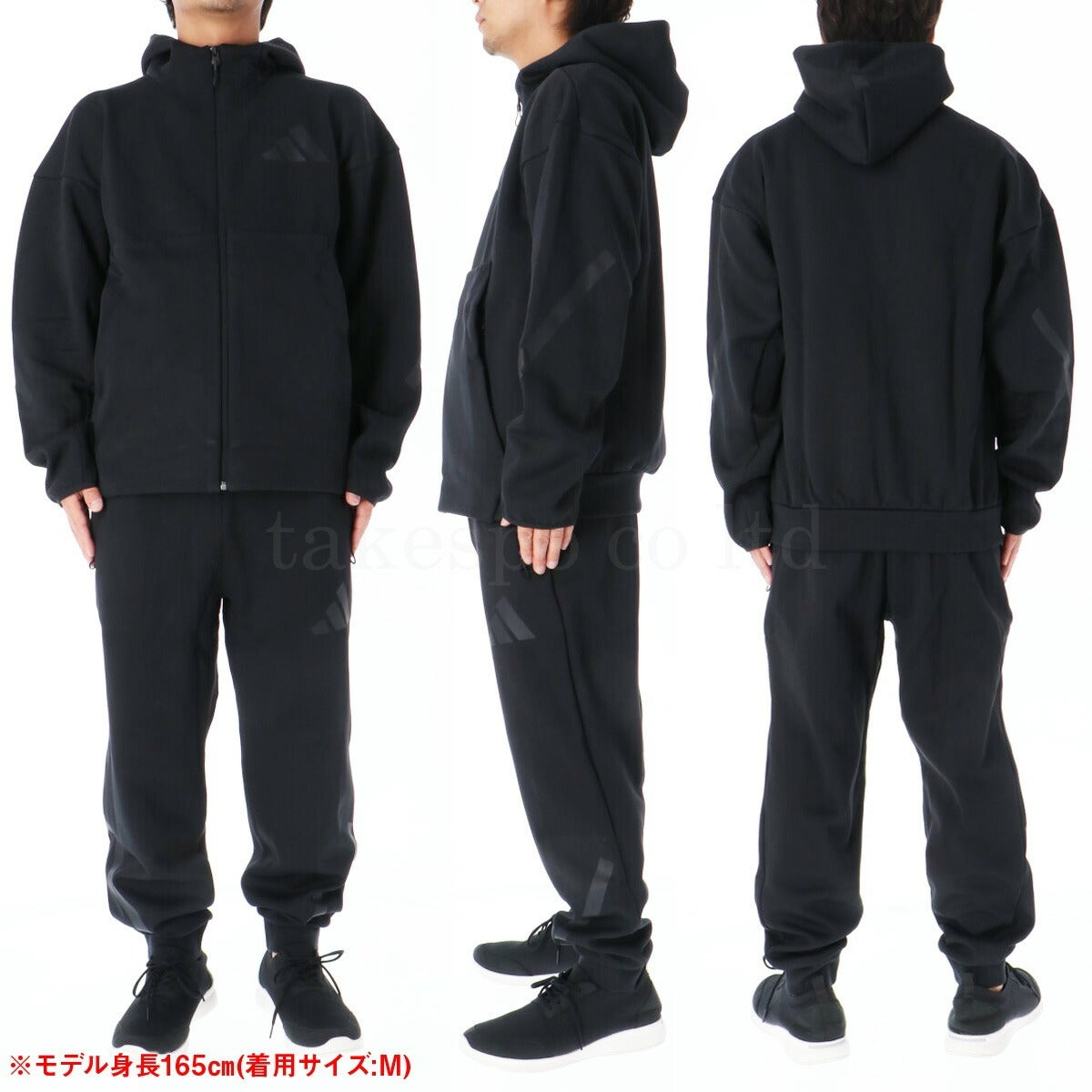アディダス スウェット 上下 メンズ Z.N.E. ブラック ホワイト ネイビー パープル グリーン KTJ50