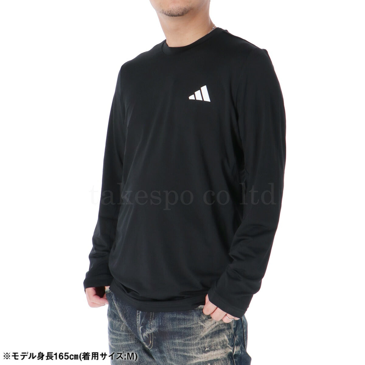 アディダス Tシャツ メンズ トレイン エッセンシャルズ ブラック ホワイト KTM91